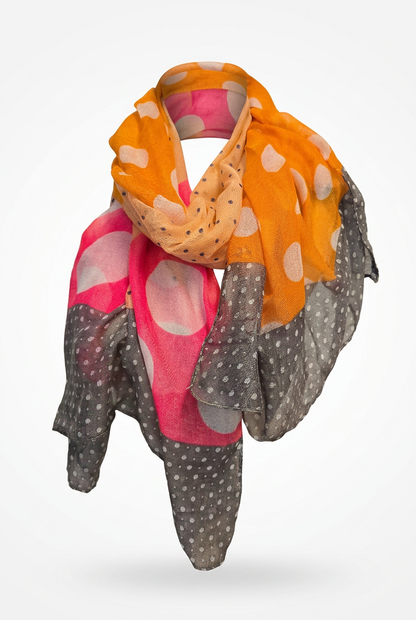 🧣 Foulard Imprimé Multicolore – Élégance & Légèreté
