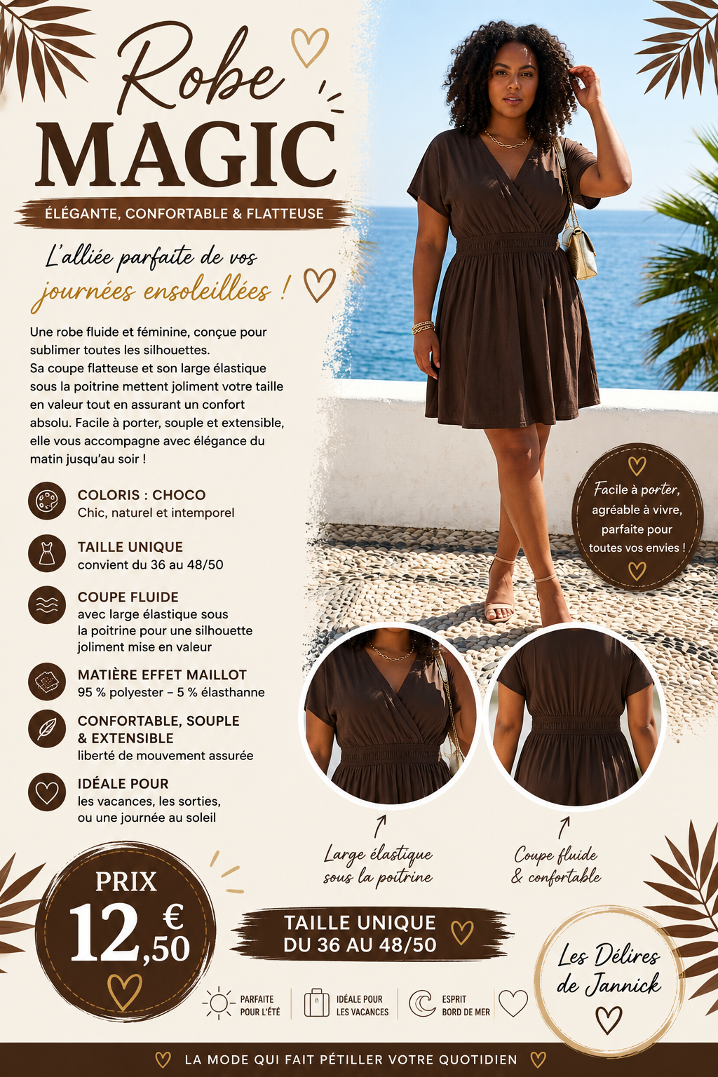 Robe Magic – Coloris Choco 🤎