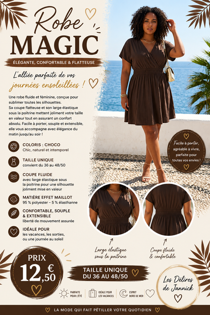 Robe Magic – Coloris Choco 🤎