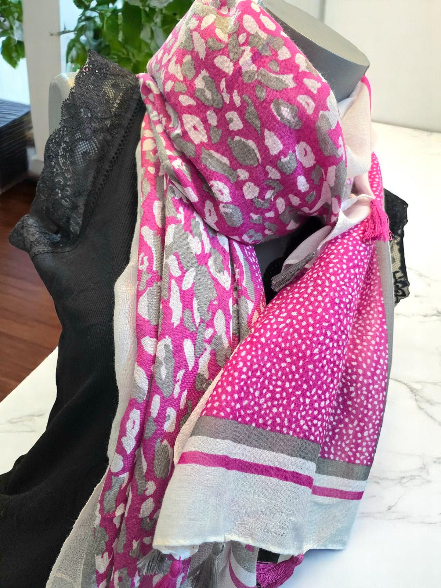 FOULARD 180/90  viscose/coton
