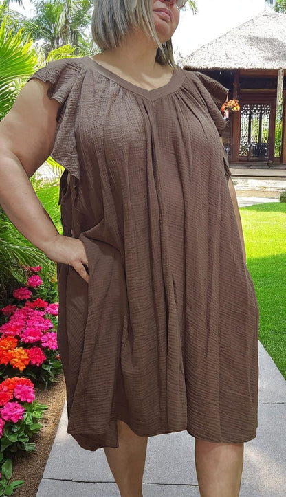 ROBE PERLA CHOCO