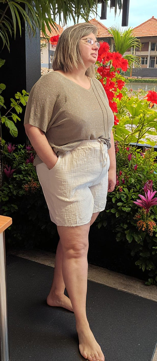 SHORT LOU BEIGE