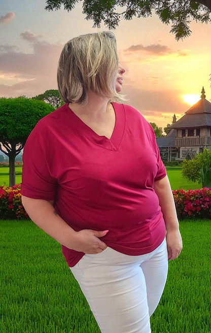 BLOUSE CLEO BORDEAU