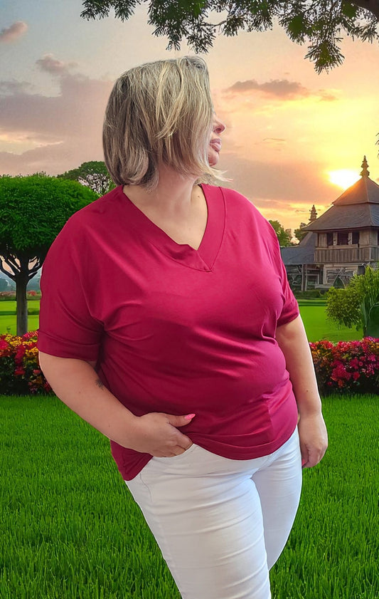BLOUSE CLEO BORDEAU