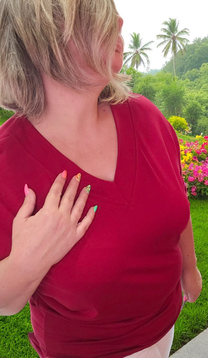BLOUSE CLEO BORDEAU