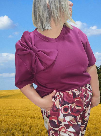 PANTALON PALOMA BORDEAUX