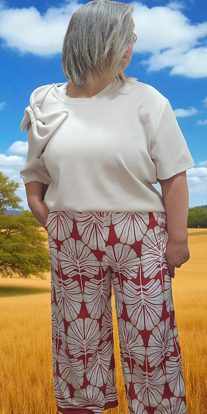 PANTALON CLEO BRIQUE