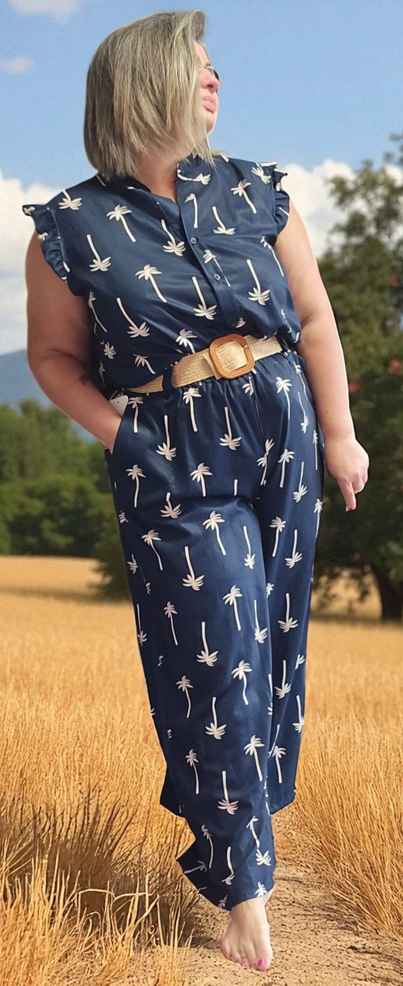 PANTALON MADDIE MARINE