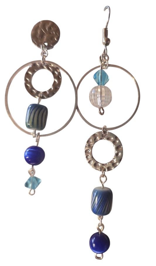Boucles d'oreilles duo Fait main