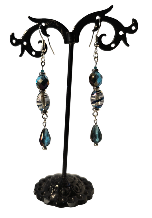 Boucles d'oreilles duo