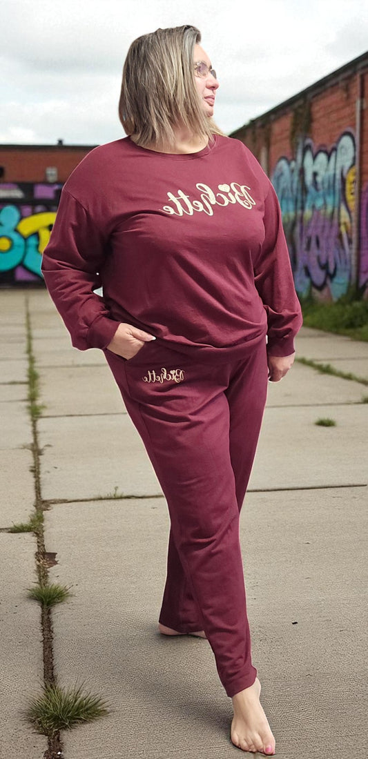 PANTALON KYLIE BORDEAUX