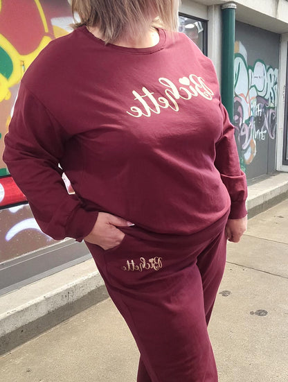 PANTALON KYLIE BORDEAUX