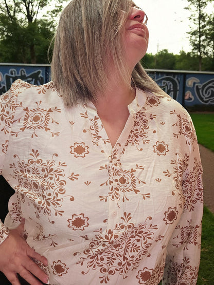 BLOUSE LIA CHOCO