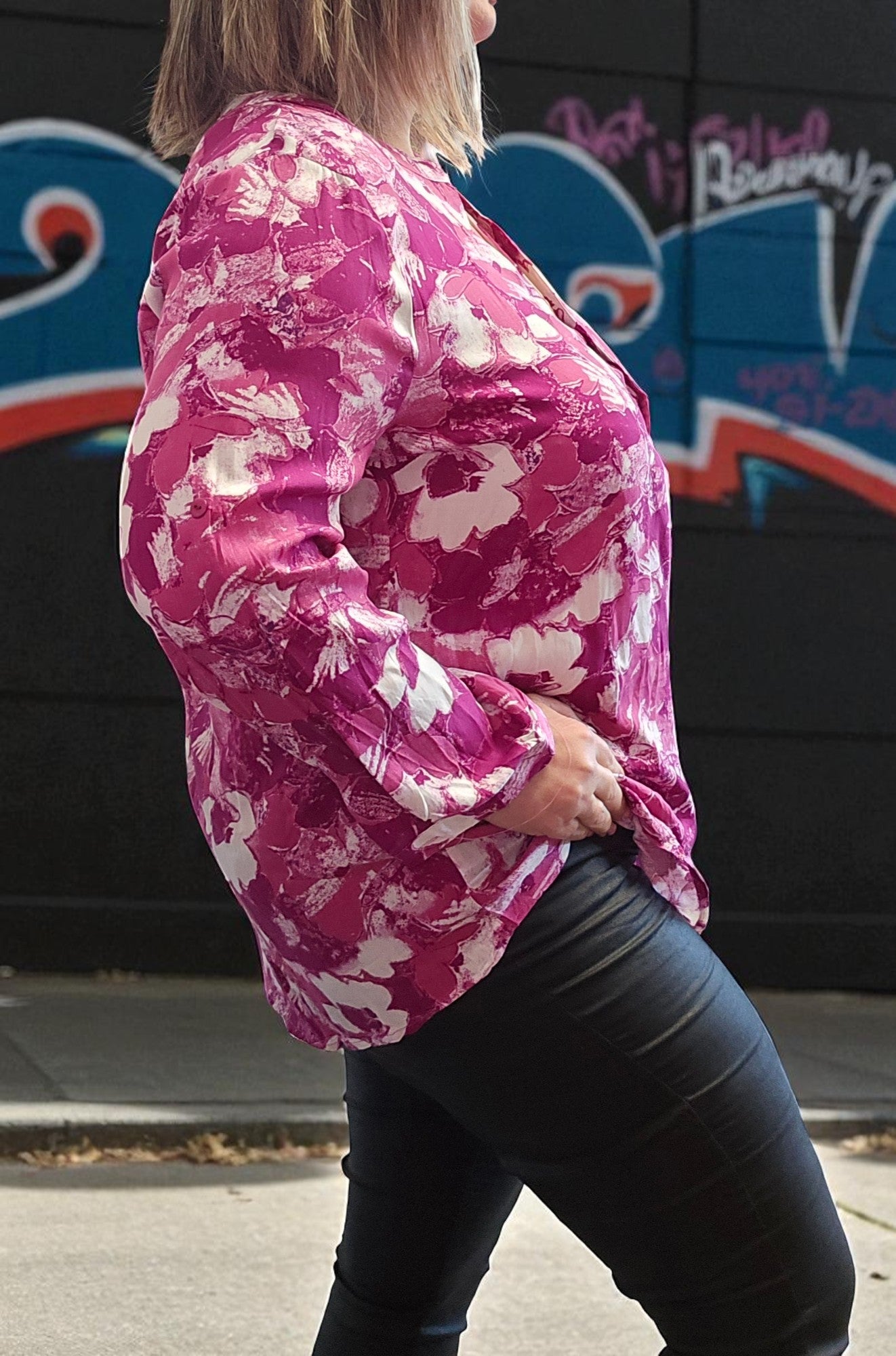 BLOUSE MAGUY MAGENTA
