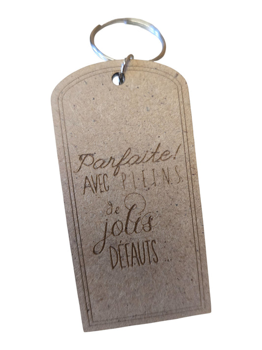 Porte cle bois PARFAITE