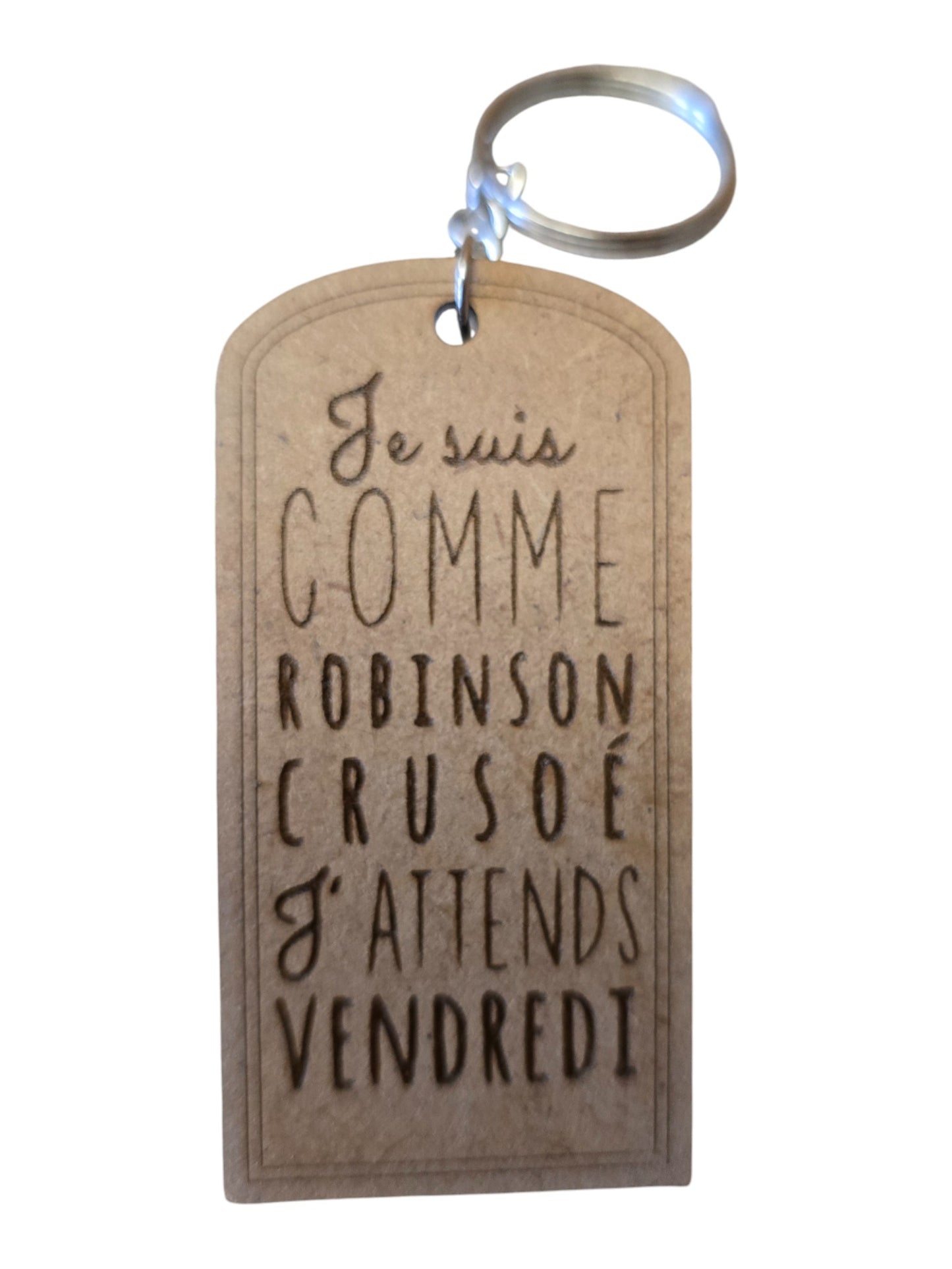 Porte cle bois ROBINSON