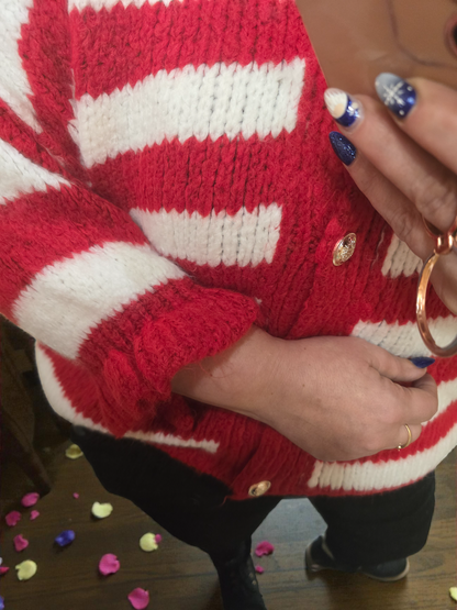 GILET linda rouge du 38 au 50