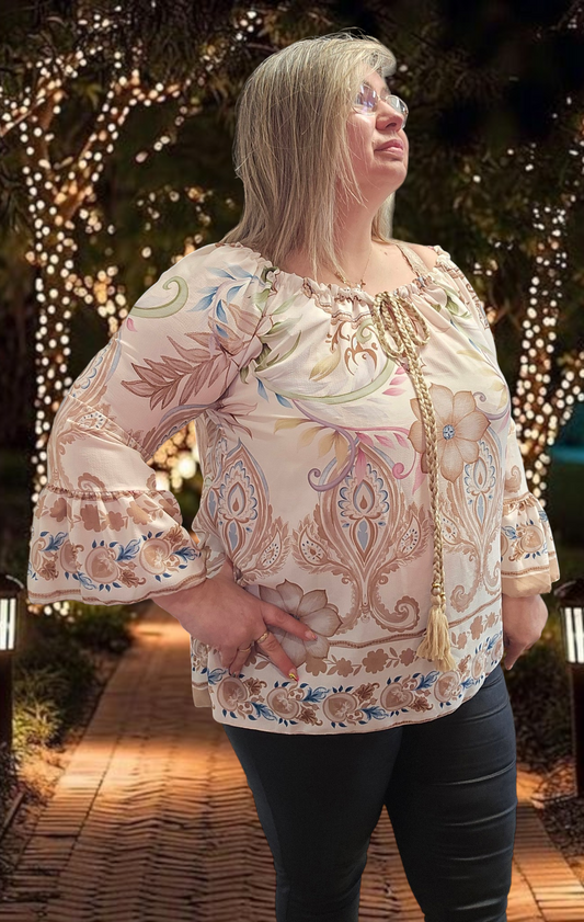 BLOUSE Clara Beige valable du 38 au 44/46