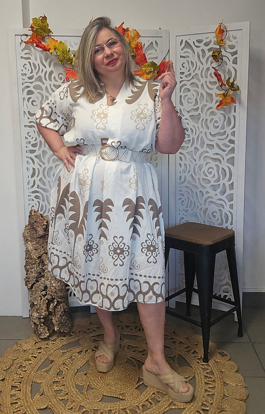 ROBE Linda Taupe valable du 40/42 au 50/52