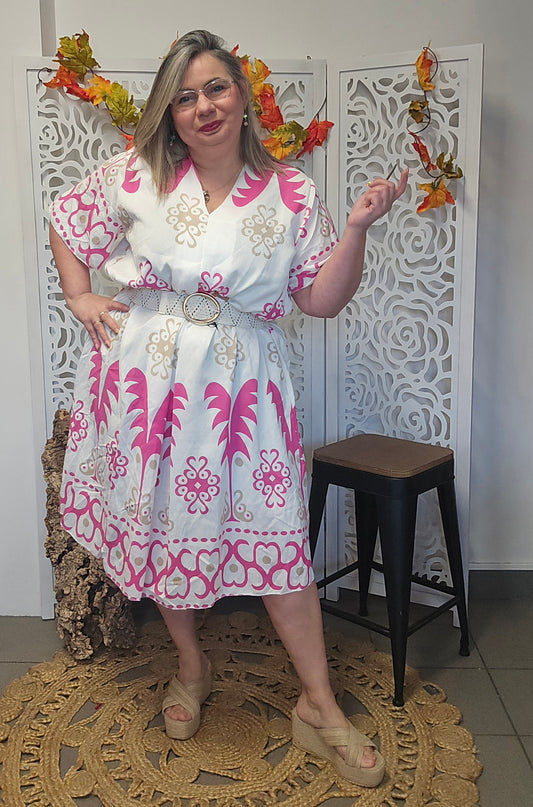 ROBE Linda Fushia valable du 40/42 au 50/52