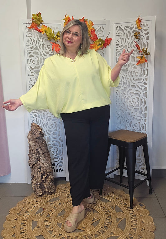 BLOUSE Mia Jaune valable du 40 au 50/52