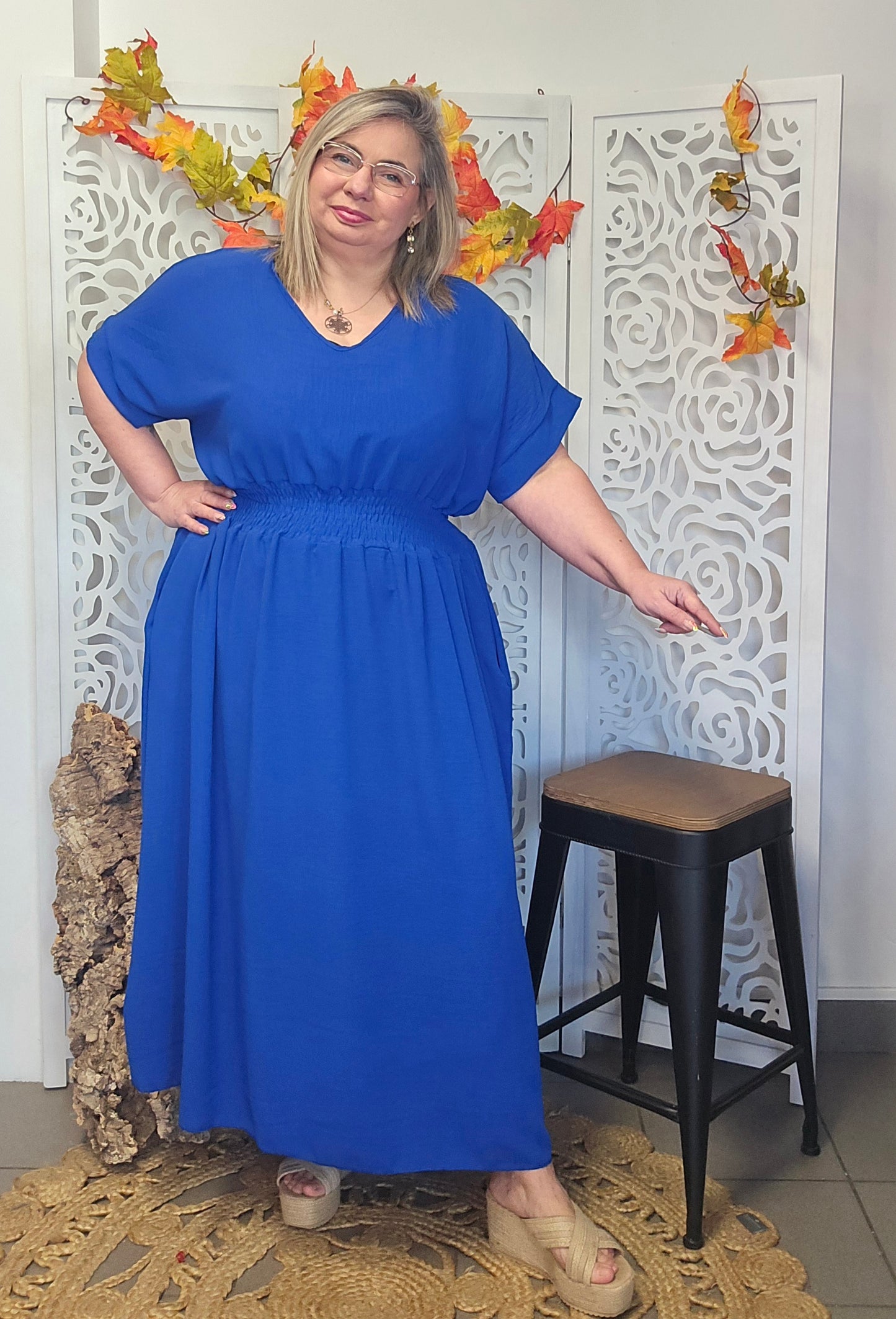 ROBE Romy bleu bic valable du du 42/44 au 50/52