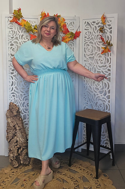 ROBE Romy Vert d eau valable du 42/44 au 50/52