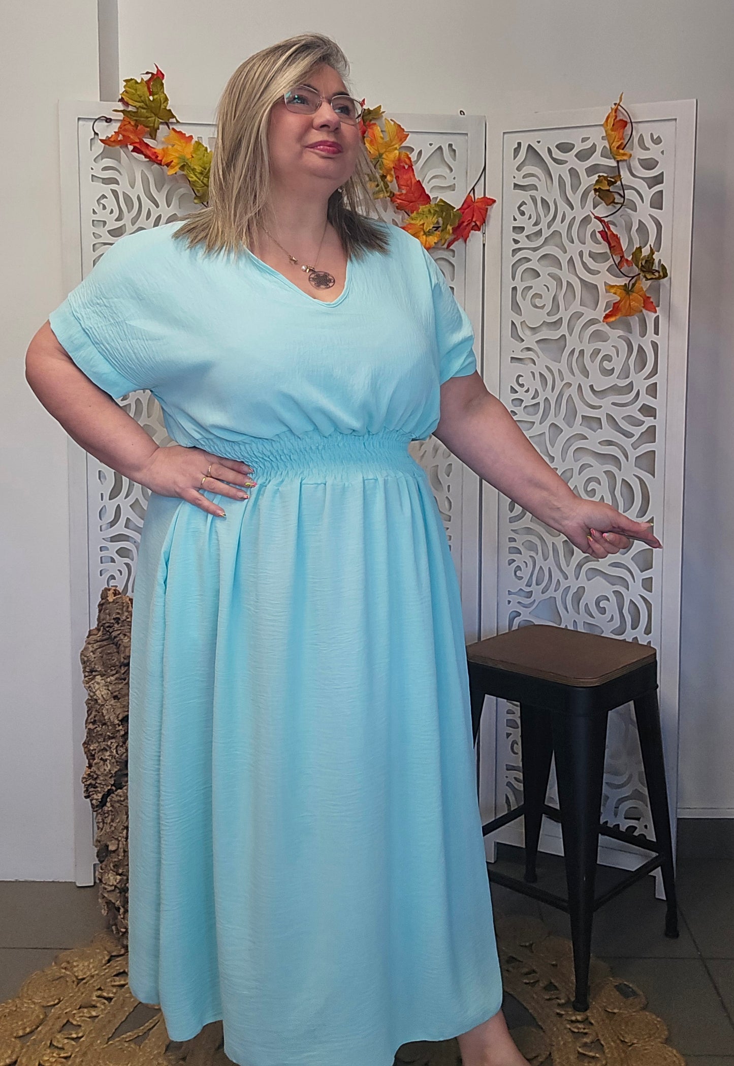 ROBE Romy Vert d eau valable du 42/44 au 50/52