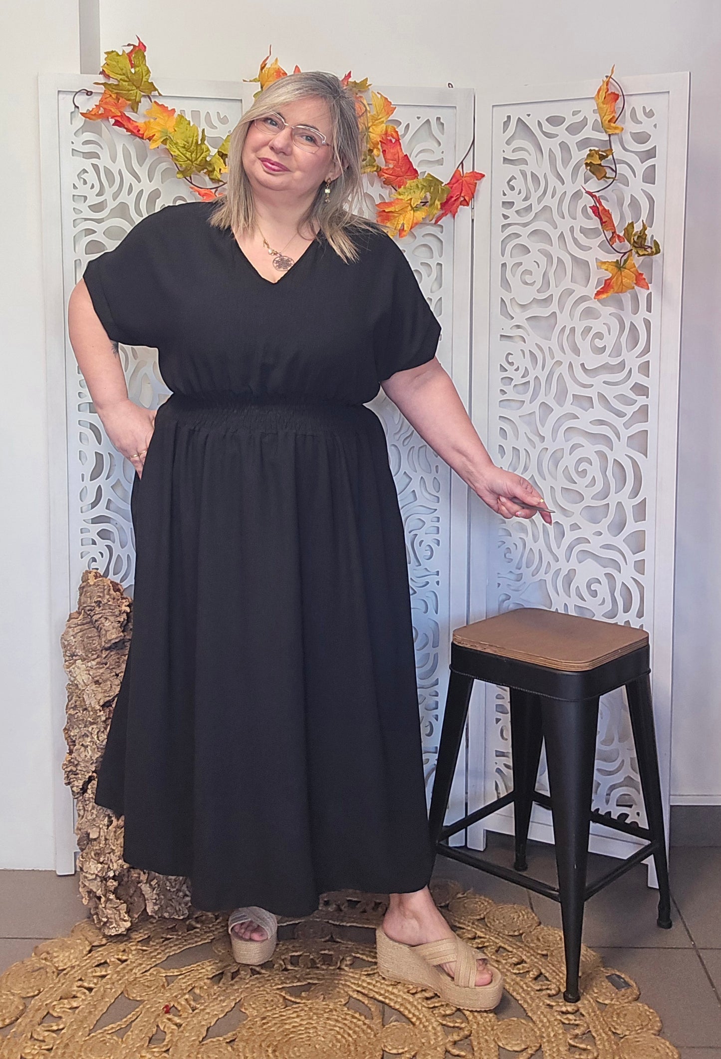 ROBE Romy Noir valable du 42/44 au 50/52