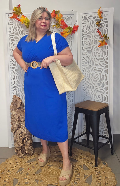 Robe Nina Bleu Bic valable du 38 au 44