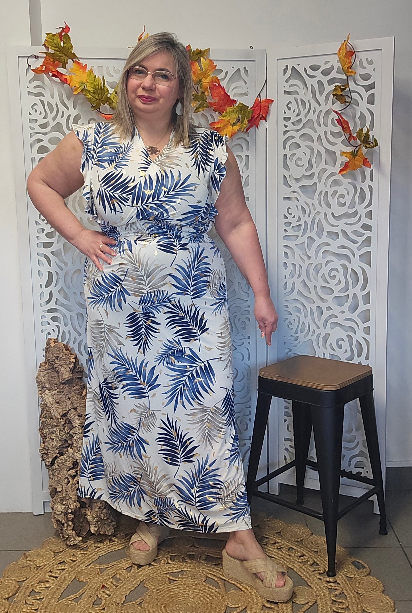 ROBE Ava Bleu valable du 38 au 48/50