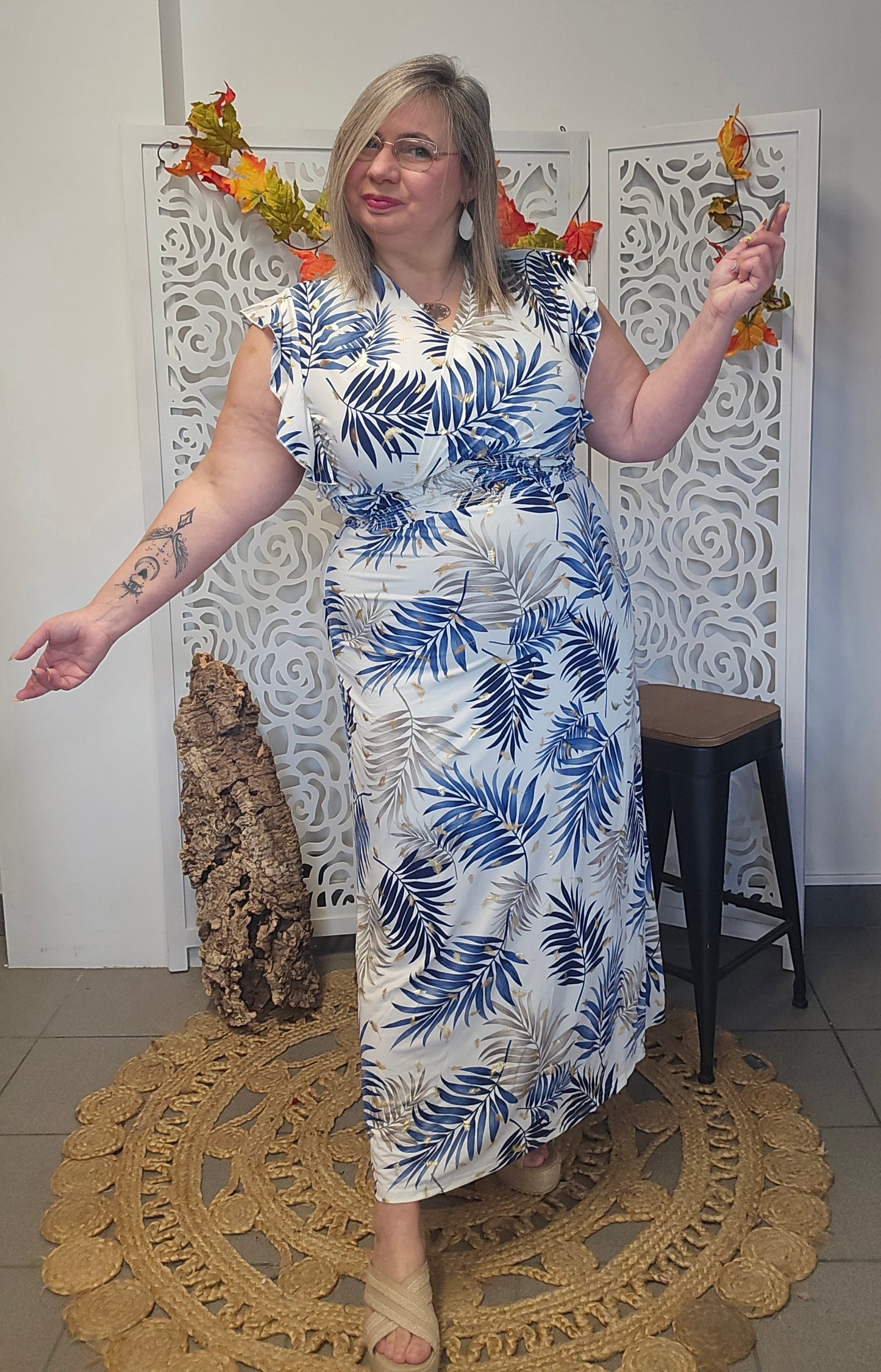 ROBE Ava Bleu valable du 38 au 48/50