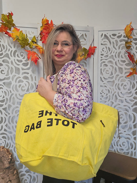 THE TOTE BAG Grand modele Jaune