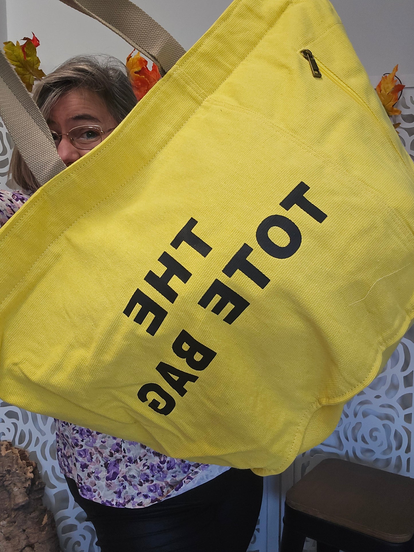 THE TOTE BAG Grand modele Jaune
