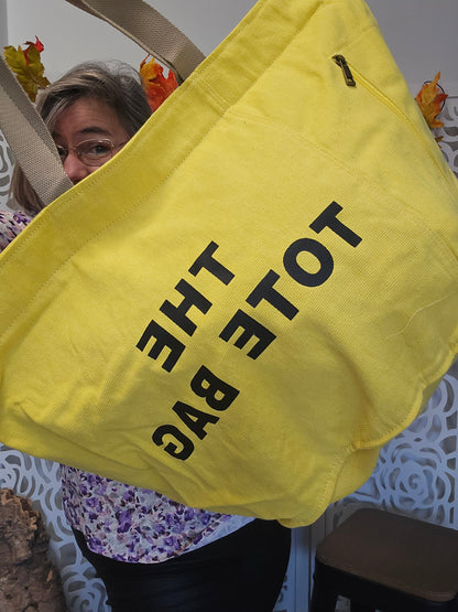 THE TOTE BAG Grand modele Jaune