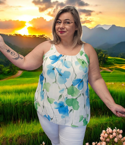 TOP  Angie Turquoise du 38 au 48