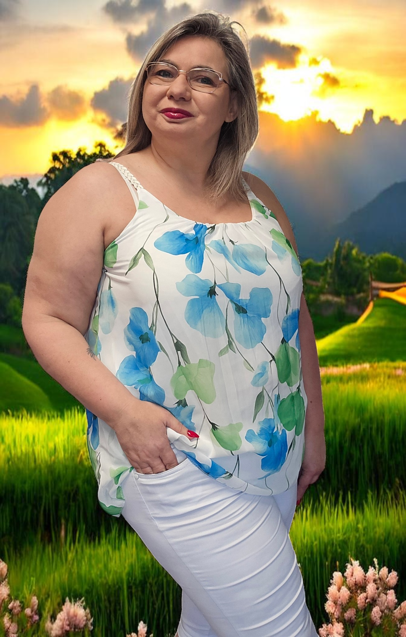 TOP  Angie Turquoise du 38 au 48