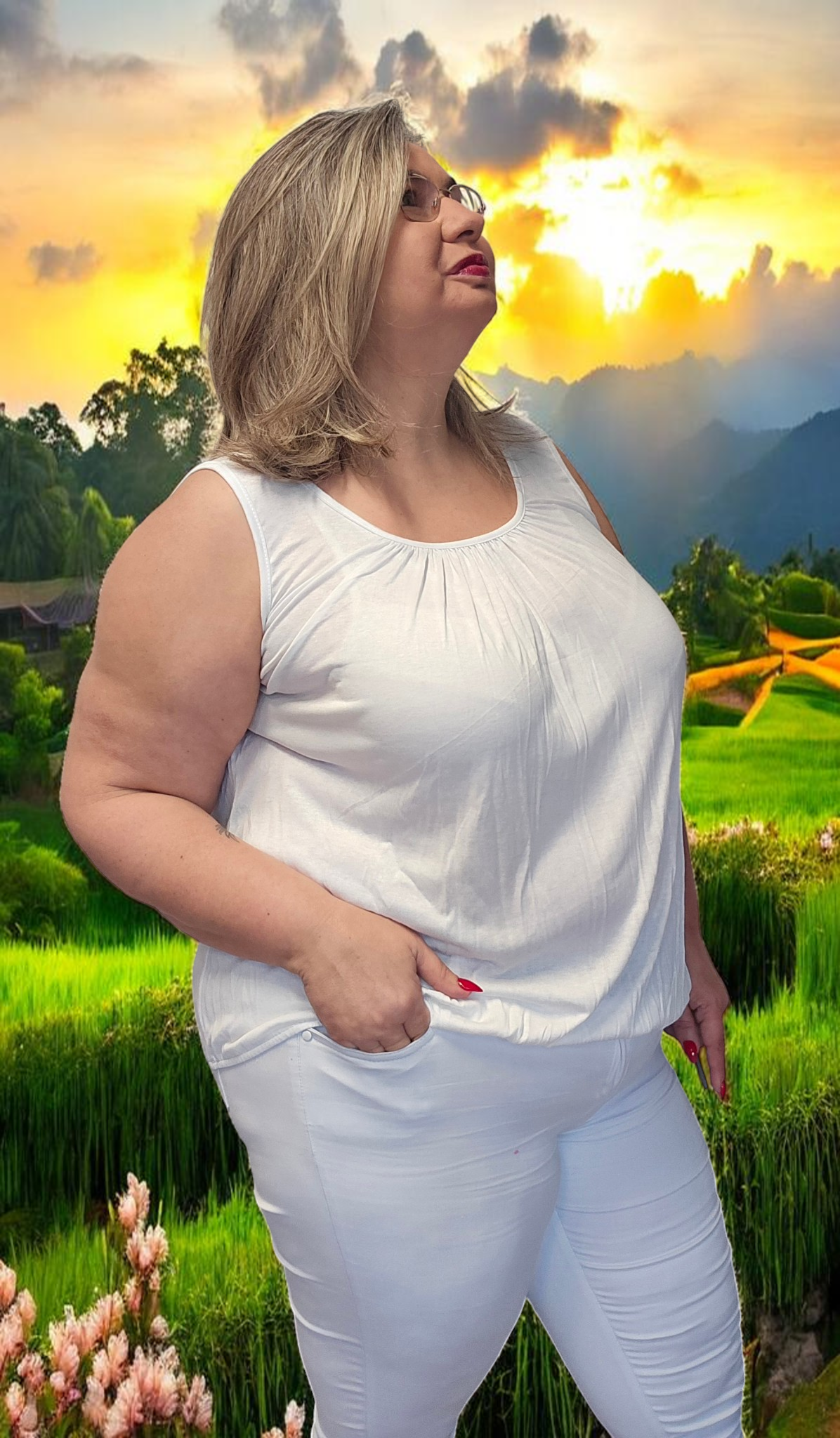 TOP Angelica blanc du 38 au 48