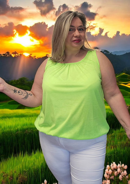 TOP Angelica vert fluo du 38 au 48
