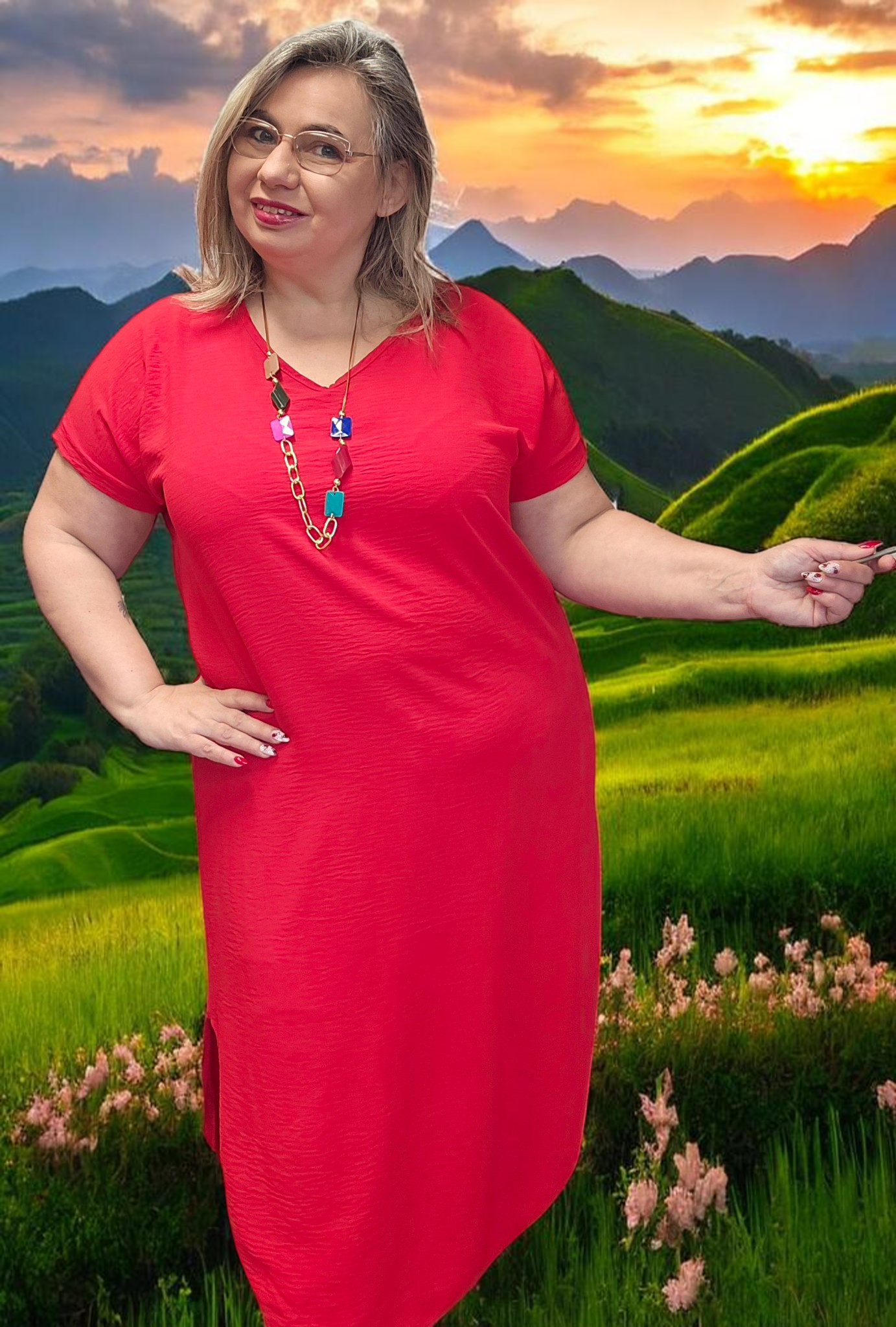 ROBE Anatolie Rouge du 38 au 46