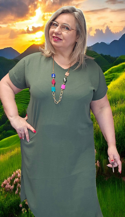 ROBE Anatolie Kaki du 38 au 46