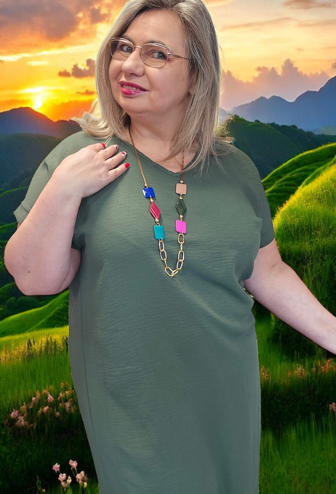 ROBE Anatolie Kaki du 38 au 46
