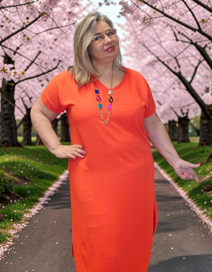 ROBE Anatolie Orange du 38 au 46/48