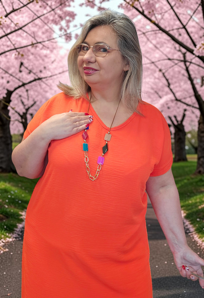 ROBE Anatolie Orange du 38 au 46/48