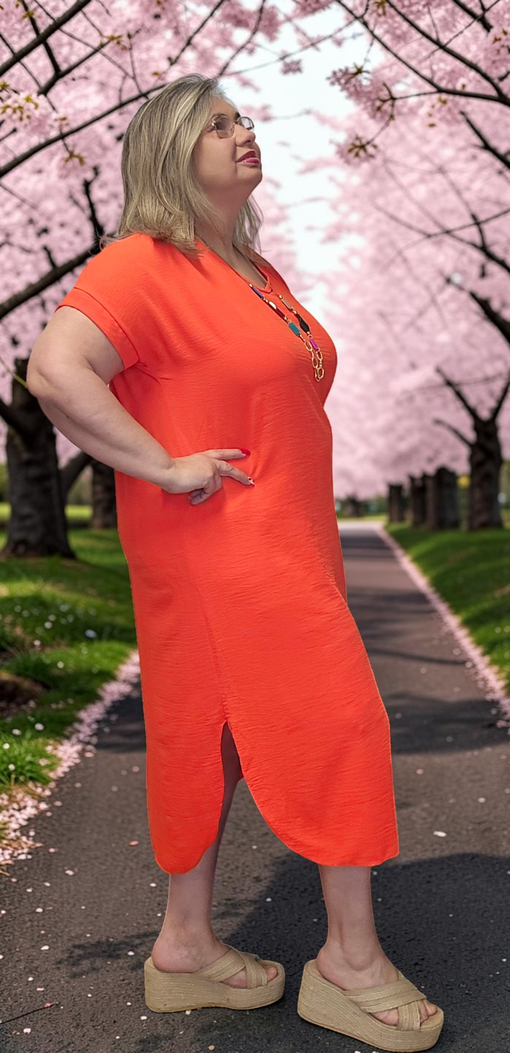ROBE Anatolie Orange du 38 au 46/48