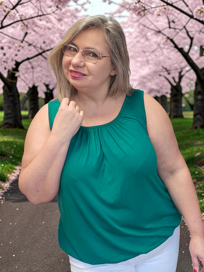 TOP Angelica vert bouteille du 38 au 48