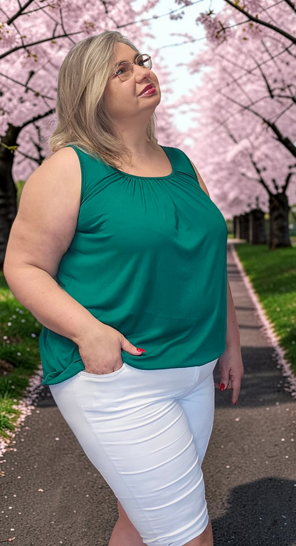 TOP Angelica vert bouteille du 38 au 48