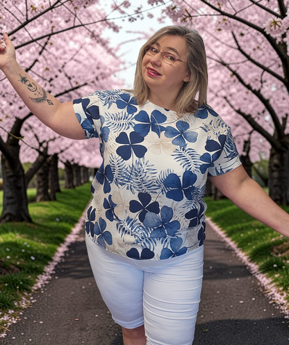 BLOUSE Angelina Marine du 38 au 44