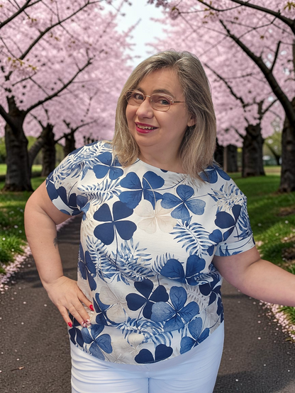 BLOUSE Angelina Marine du 38 au 44