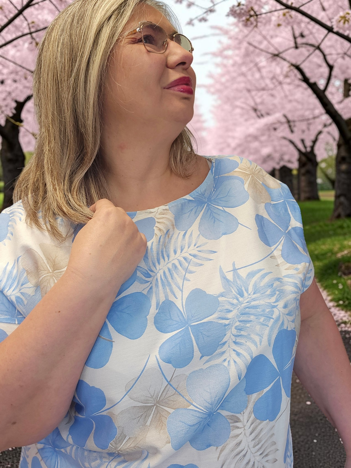 BLOUSE Angelina Ciel du 38 au 44